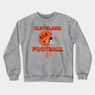 Cleveland Football Vintage Style Crewneck Sweatshirt